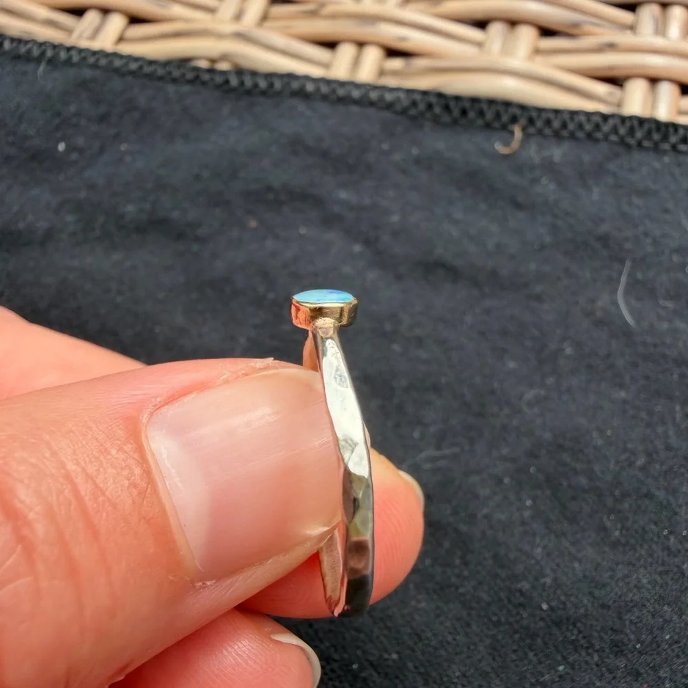 Handmade Opal ring - Picture 4 of 5